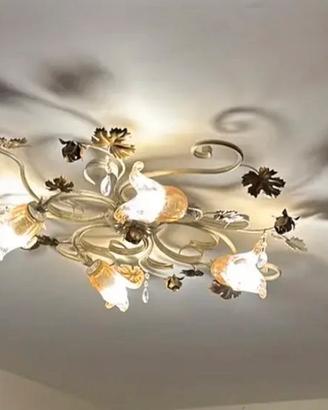 Due lampadari piu due applique