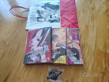 Love is war manga 1/3 + busta promo e portachiavi