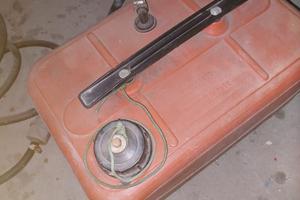 Serbatoio nautico polietilene barca gommone