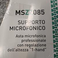 asta microfono supporto pavimento