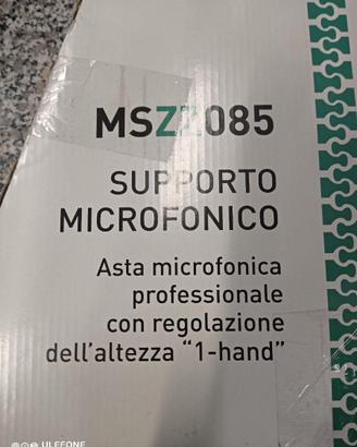 asta microfono supporto pavimento
