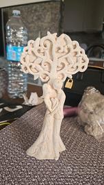 Bomboniera in gesso profumato nuova con scatola e 