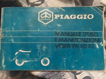Libretto Vespa uso e manutenzione. PK50XL