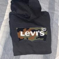 Felpa levis con scritta mimetica