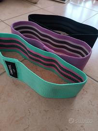 Fasce omeril per esercizio fisico.