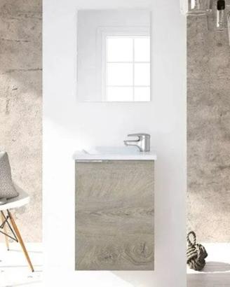 KIT MOBILE BAGNO 1 ANTA 40 SOSP. LAVABO ROVERE