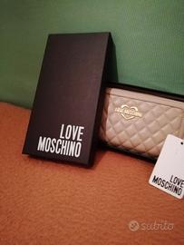 Portafoglio  colore tortora 