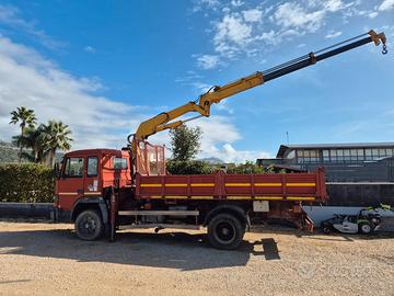 iveco 115-17 ribaltabile e gru  TARGA GIALLA