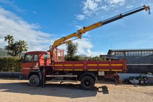 iveco 115-17 ribaltabile e gru  TARGA GIALLA
