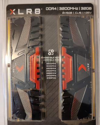 Ram gaming PNY XLR8 32 GB di RAM DDR4 3200 MHz
