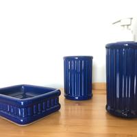 Set accessori appoggio bagno ceramica