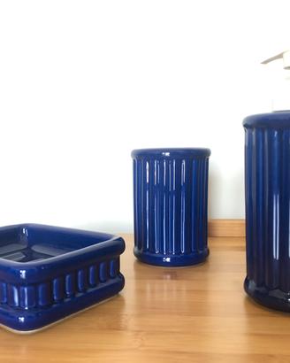 Set accessori appoggio bagno ceramica