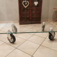 TAVOLINO  IN VETRO TEMPERATO