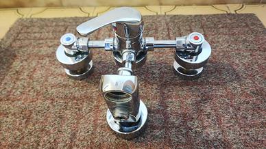 Miscelatore vasca Carlo Poletti cromato con attacc