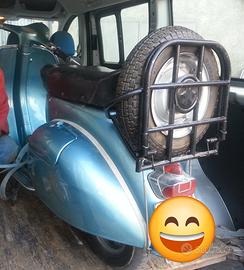 portapacchi e ruota vespa 