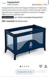 Lettino da campeggio