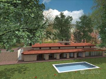 Corciano Terreno villa con piscina