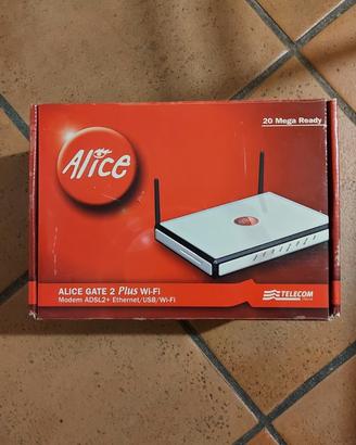 Modem Alice gate 2 plus wi-fi