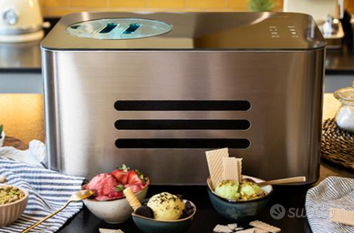 Gelatiera con compressore da 1,5 litri di capacità