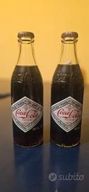 Coppia Bottiglie Coca-Cola Commemorative 50 Anni I