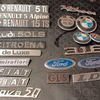 targhette stemma fregi auto d'epoca 