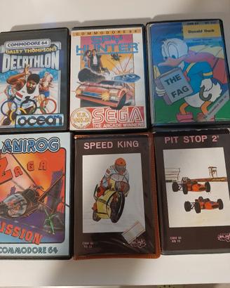 Commodore 64 cassette giochi
