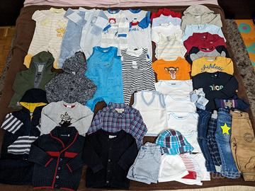 vestiti neonato 6-9 mesi 68 cm nato in  autunno