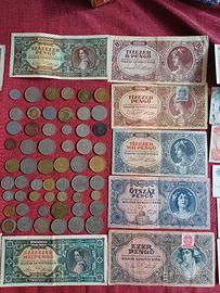 collezione banconote e monete