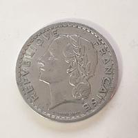 Moneta 1947 5 Franchi Repubblica Francese