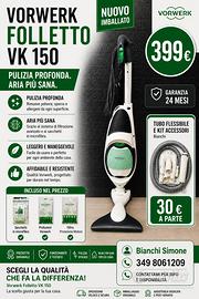 Folletto Vk 150 NUOVO SIGILLATO ORIGINALE