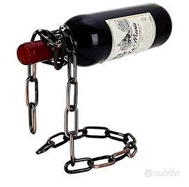 Porta bottiglia catena design nuovo