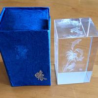Fermacarte o soprammobile con disegno laser 3D