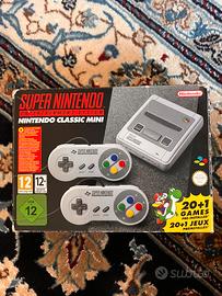 Snes mini con scatola