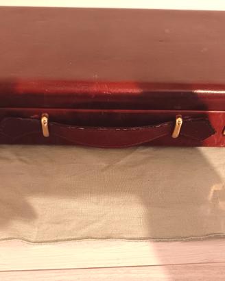 Set da barba in pelle anni 60 misure 29x16x8 cm
