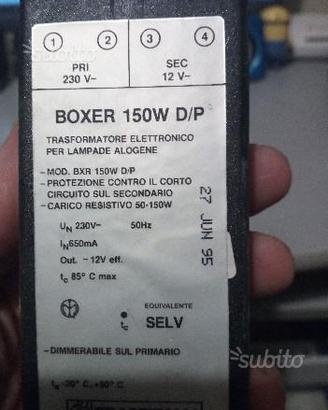 Trasformatore 220 Volts / 12 Volts