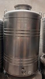 Recipiente acciaio inox per olio 100 litri