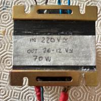 Trasformatore  input 36 AC - output 26 + 12 AC  2A