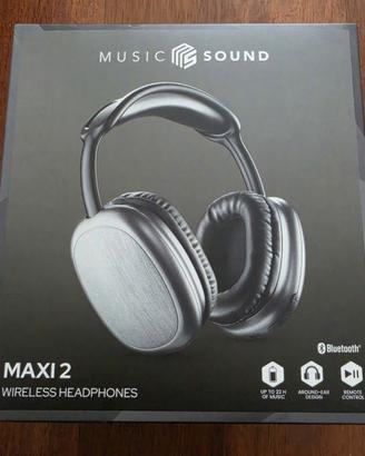 Cuffie Wireless MUSIC SOUND Maxi 2 (Bluetooth 5.0)