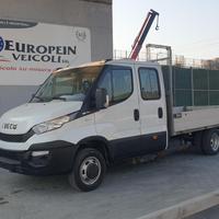 IVECO Daily 35C14 doppia cabina cassone e Gru
