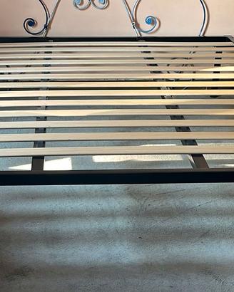 Rete letto matrimoniale a doghe