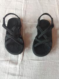 Sandali in corda neri Messimod n. 37 calzata comod