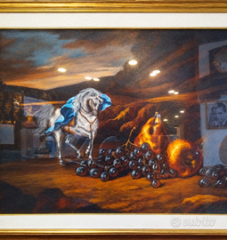 Quadro natura morta surrealista Pierluigi Cesarini
