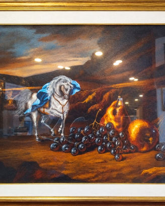 Quadro natura morta surrealista Pierluigi Cesarini