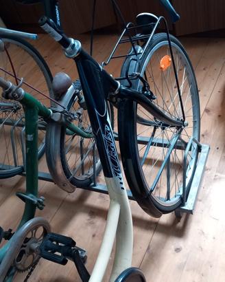 bici beige nera donna