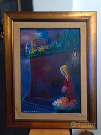 ELIANO FANTUZZI 1909/1987 Grande Olio su Tela 
