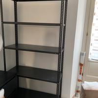 scaffalatura metallo 5 ripiani
