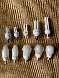 Lampadine assortite a risparmio energetico
