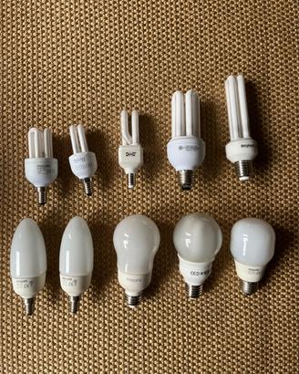 Lampadine assortite a risparmio energetico