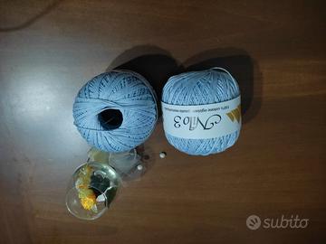 gomitoli di cotone della Stafil celeste 