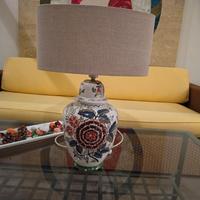 LAMPADA PORCELLANA OLANDESE DIPINTA A MANO VINTAGE